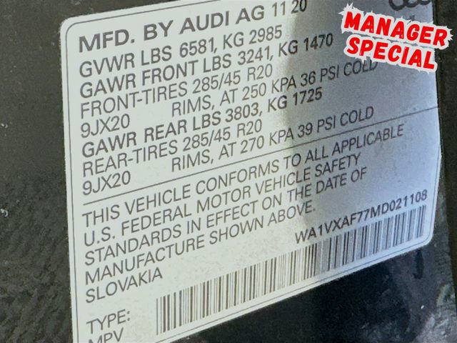 Used 2021 Audi Q7 3.0T Prestige image 34