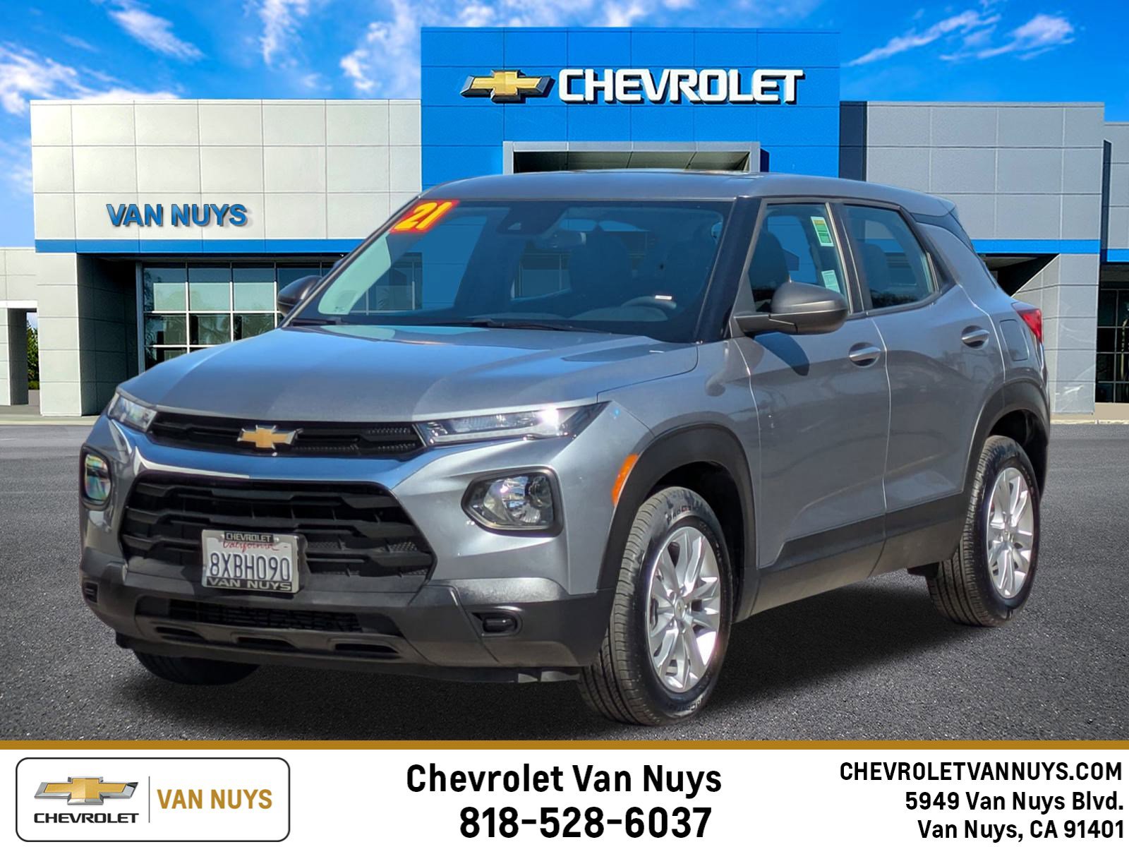 Certified 2021 Chevrolet TrailBlazer LS