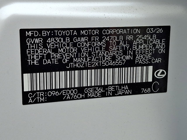 New 2026 Lexus IS 350 F Sport AWD/4WD image 16