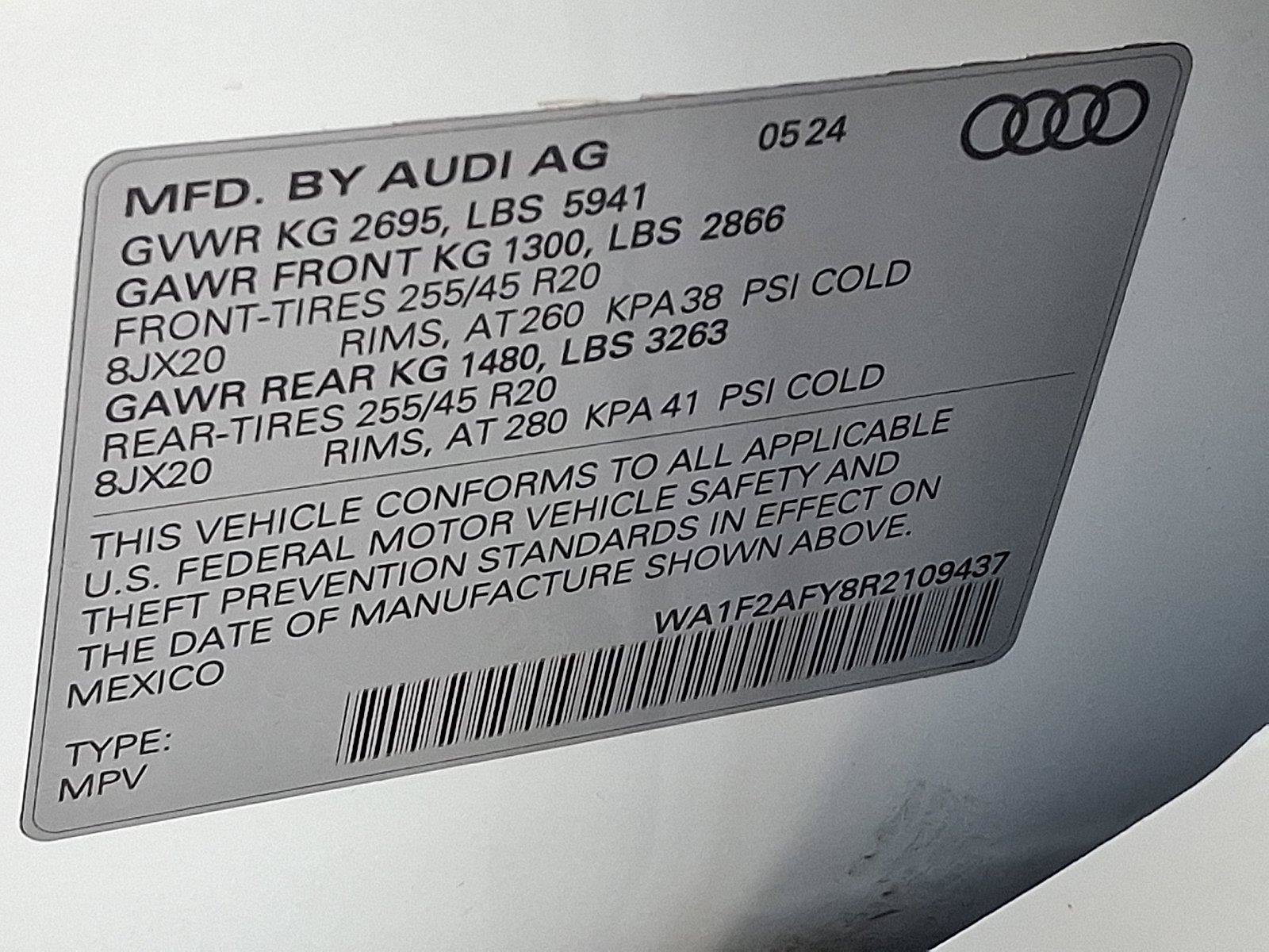 Used 2024 Audi Q5 e Prestige AWD/4WD image 28