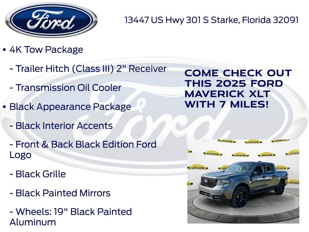 New 2025 Ford Maverick XLT w/ Black Appearance Package image 15