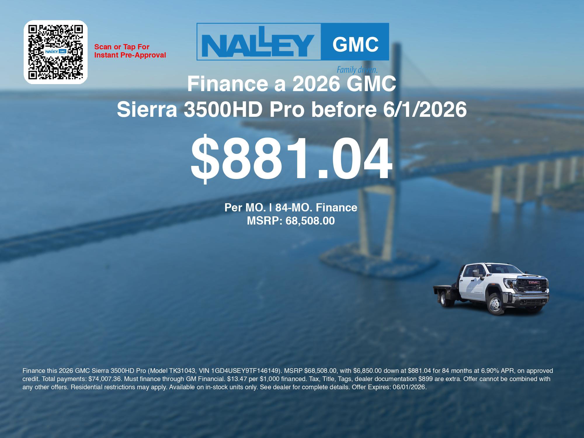 New 2026 GMC Sierra 3500 Pro w/ Convenience Package AWD/4WD image 7