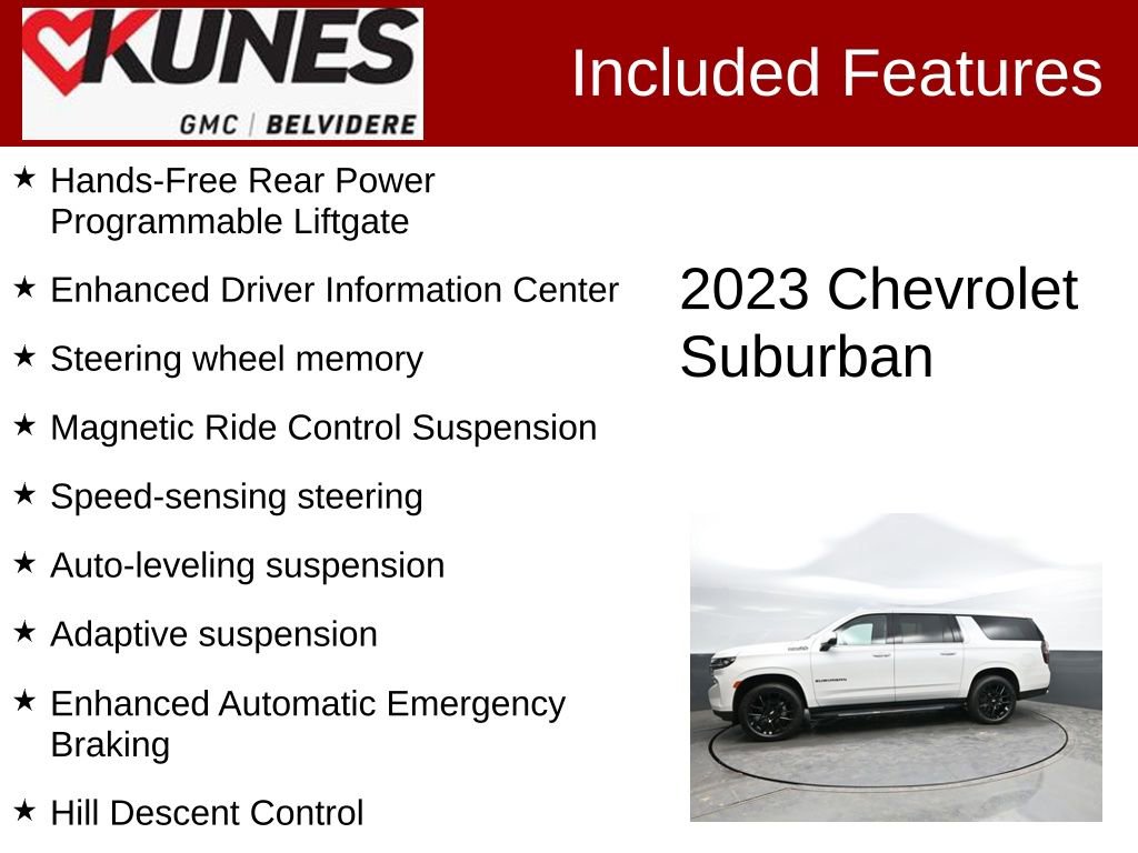 Used 2023 Chevrolet Suburban High Country w/ Max Trailering Package AWD/4WD image 2