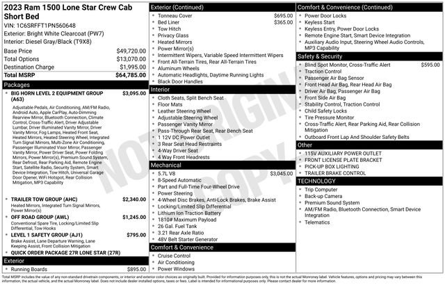Used 2023 RAM 1500 Lone Star AWD/4WD image 6