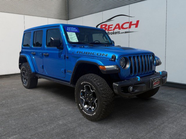 Used 2022 Jeep Wrangler Unlimited Rubicon 4xe w/ Steel Bumper Group AWD/4WD image 5