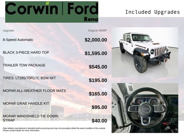 Used 2021 Jeep Gladiator Mojave w/ Trailer Tow Package image 3