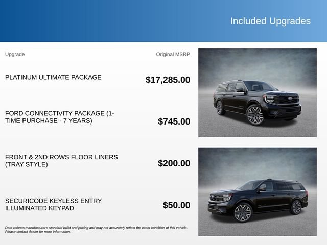 New 2027 Ford Expedition Max Platinum w/ Platinum Ultimate Package AWD/4WD image 3