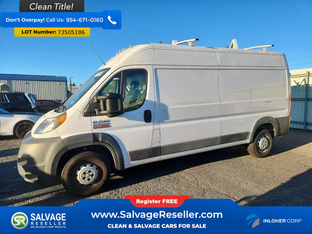 Used 2017 RAM ProMaster 2500 w/ Mopar Trailer Tow Group