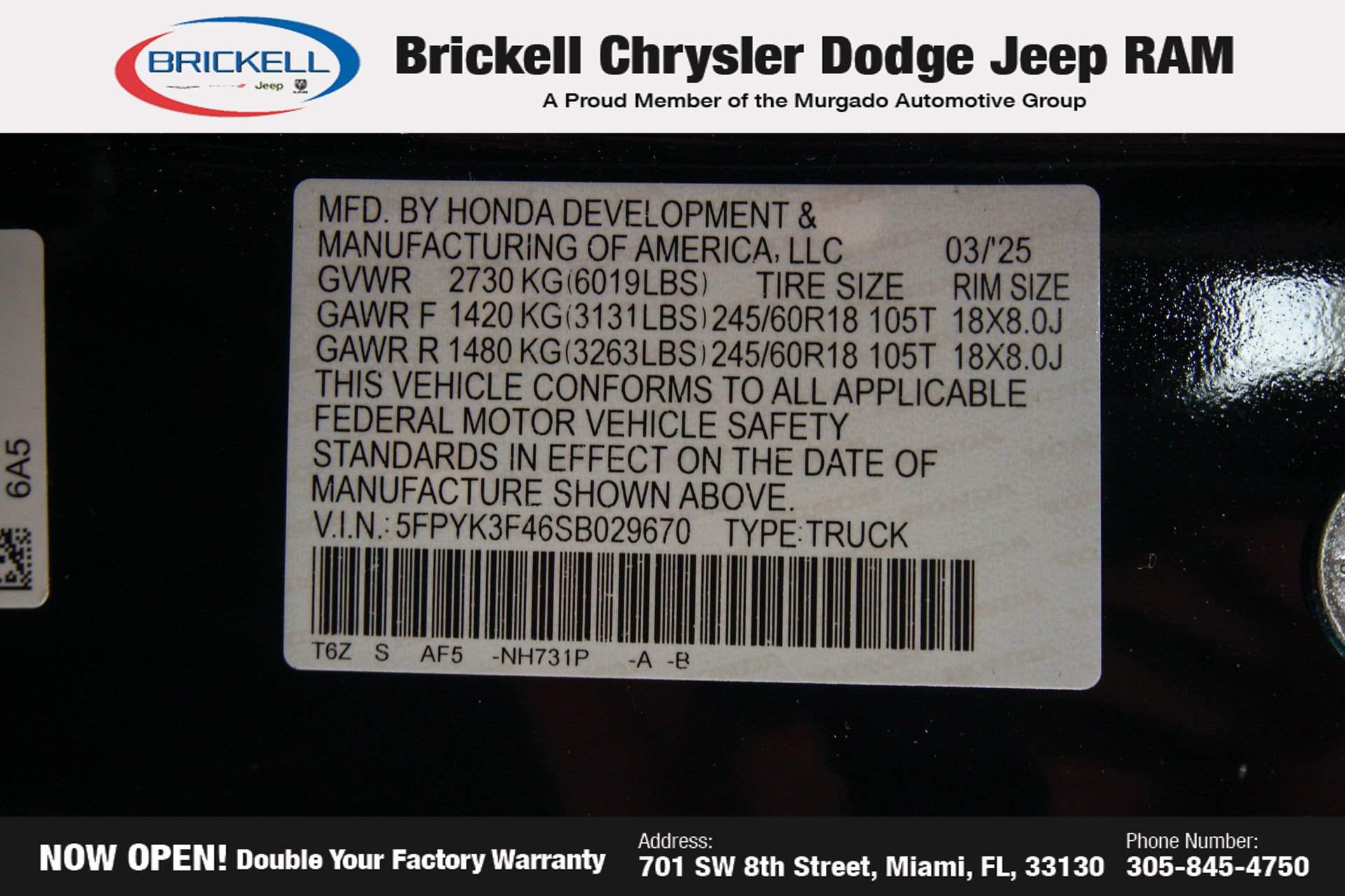Used 2025 Honda Ridgeline RTL+ image 39