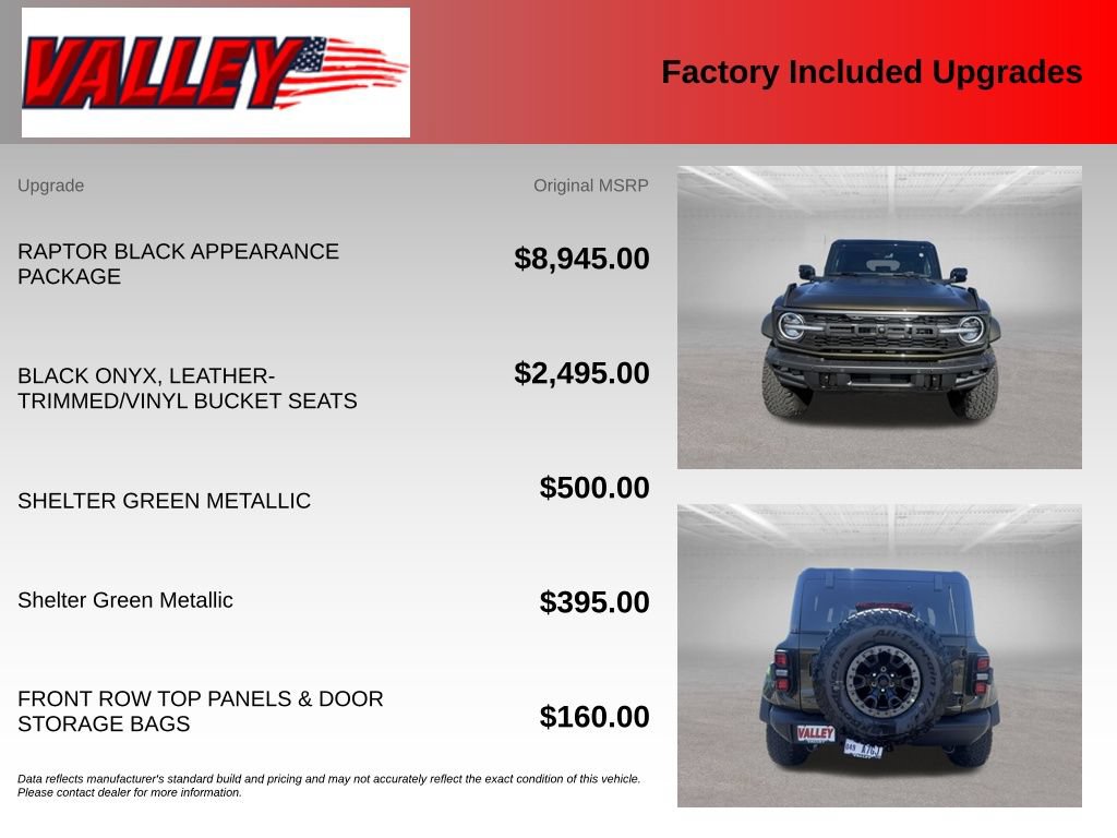 New 2026 Ford Bronco Raptor AWD/4WD image 4
