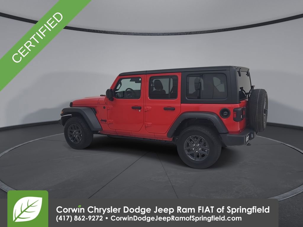 Certified 2024 Jeep Wrangler Sport S image 10