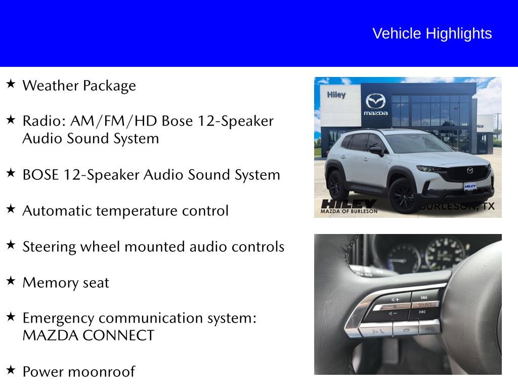 Certified 2025 MAZDA CX-50 AWD 2.5 Hybrid w/ Weather Package image 10