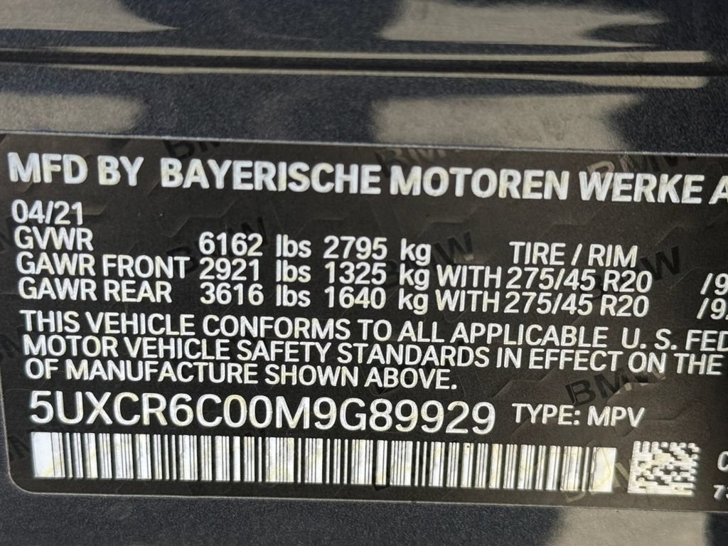 Used 2021 BMW X5 xDrive40i w/ Convenience Package AWD/4WD image 30