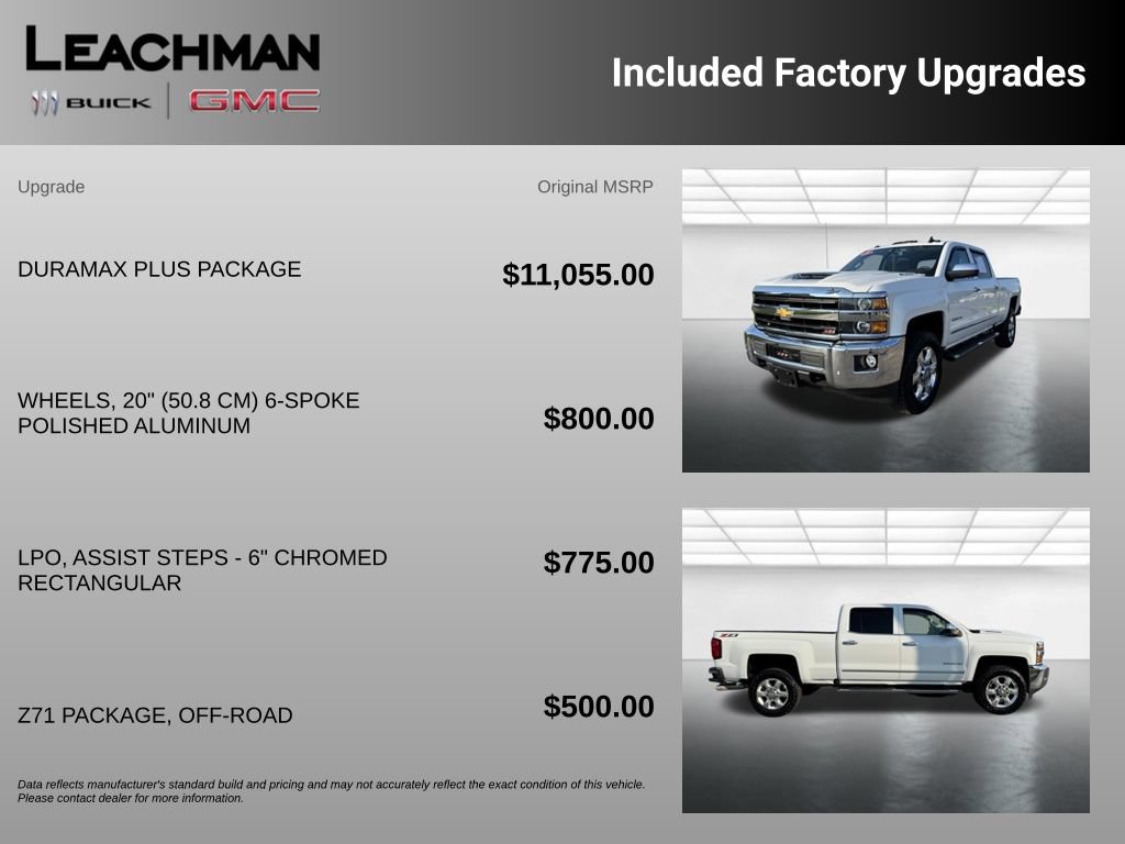 Certified 2019 Chevrolet Silverado 2500 LTZ w/ Duramax Plus Package AWD/4WD image 10
