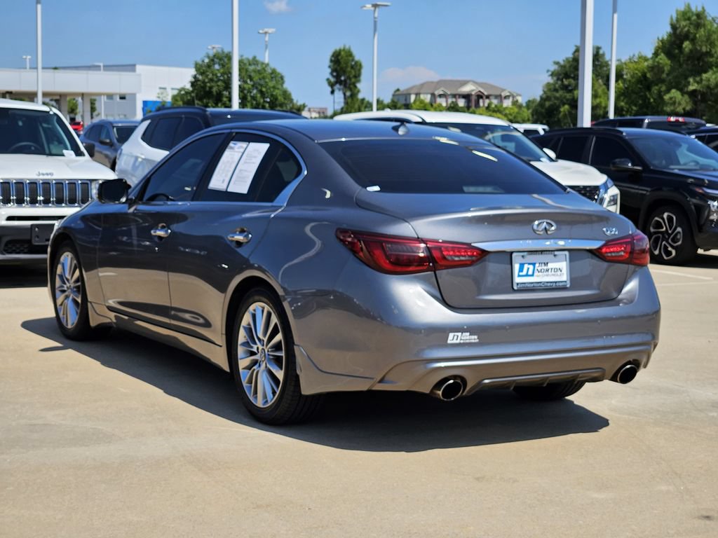Used 2022 INFINITI Q50 Luxe w/ Cargo Package RWD image 7