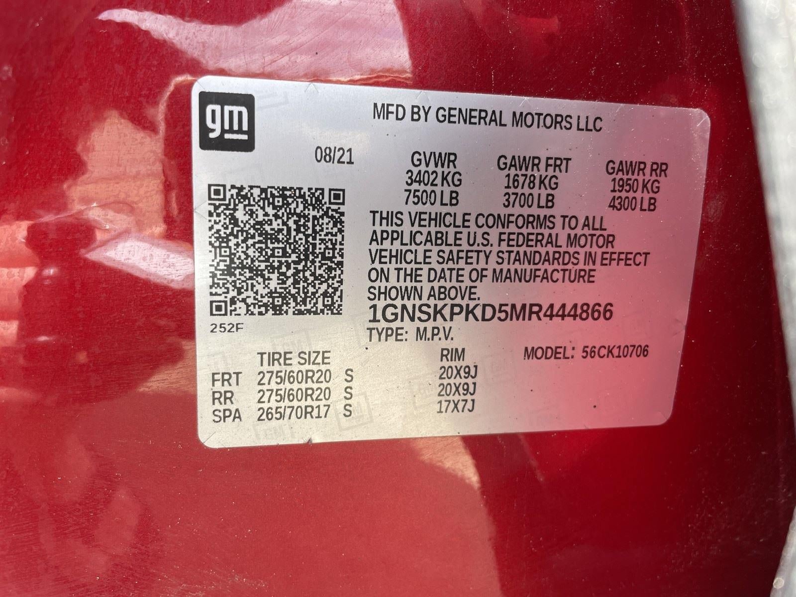Used 2021 Chevrolet Tahoe Z71 AWD/4WD image 10
