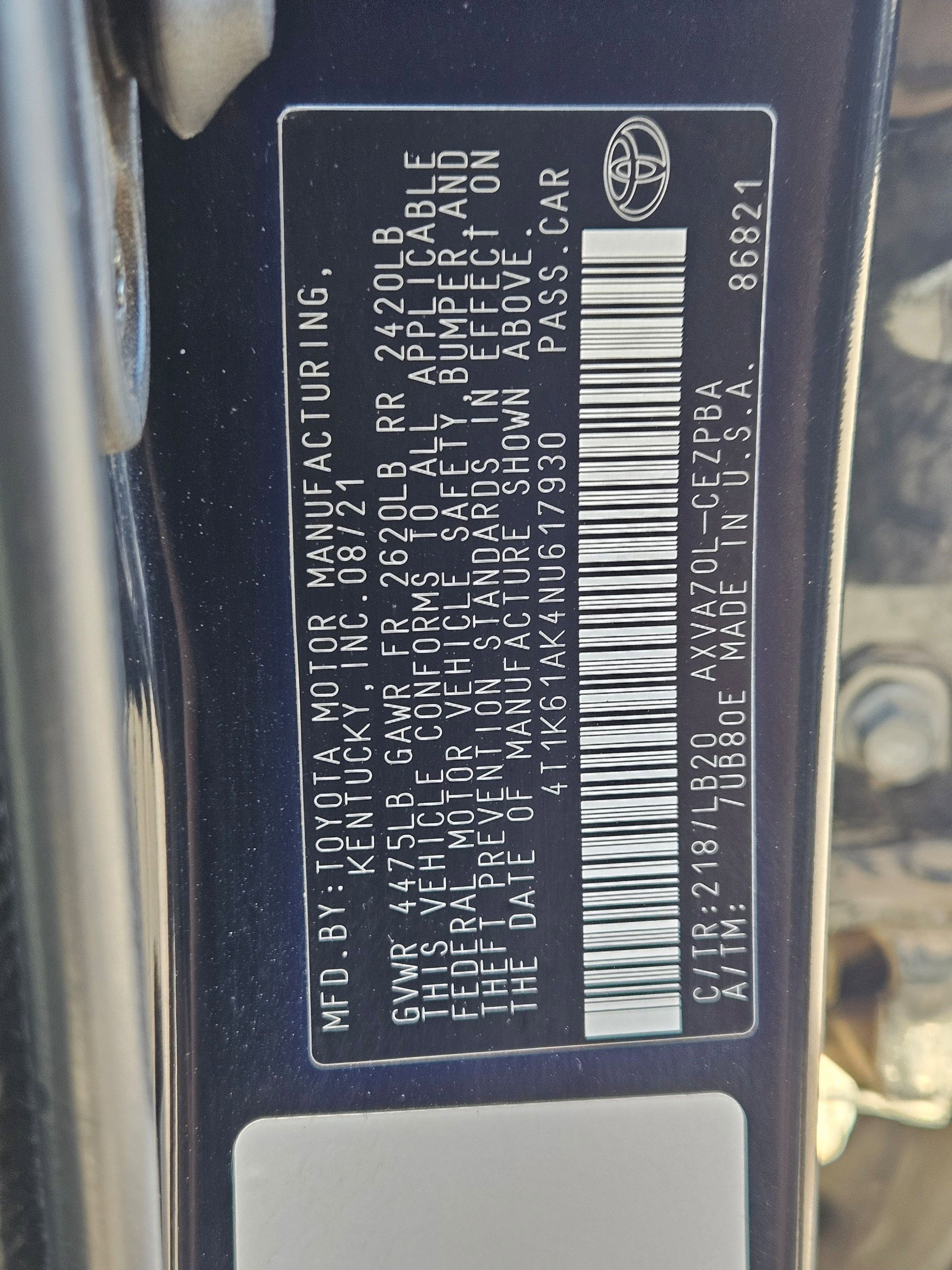 Used 2022 Toyota Camry XSE FWD image 28