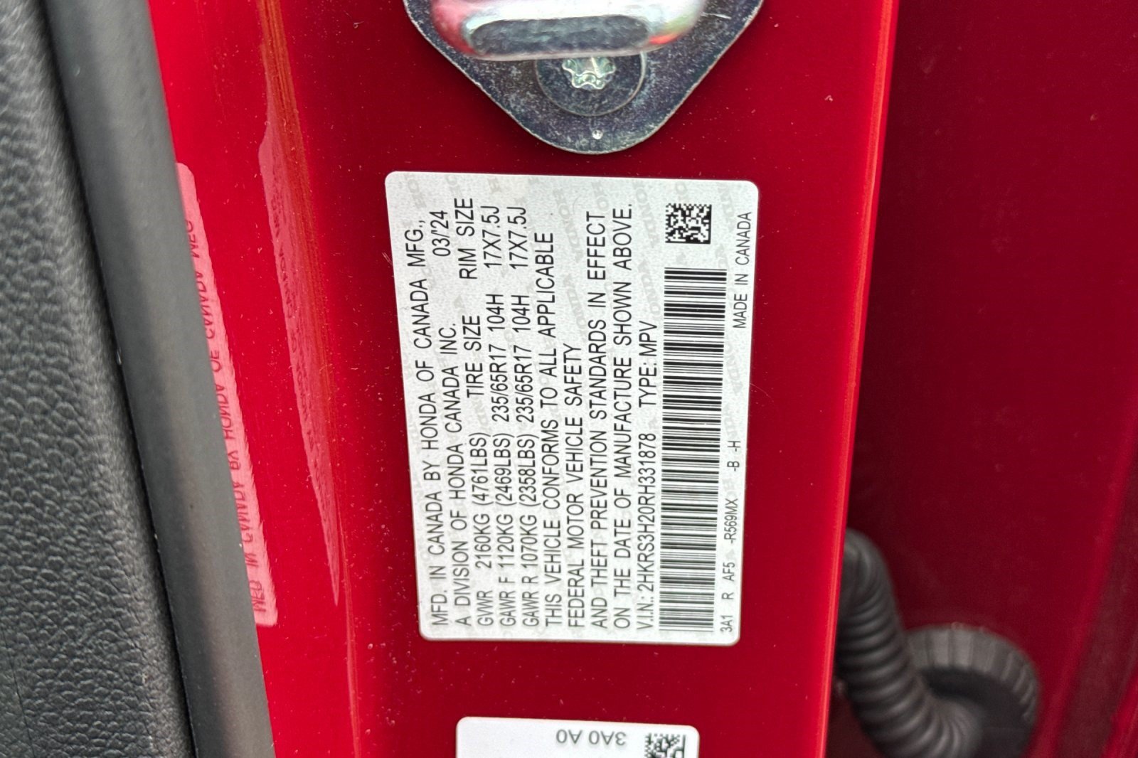 Certified 2024 Honda CR-V LX image 28