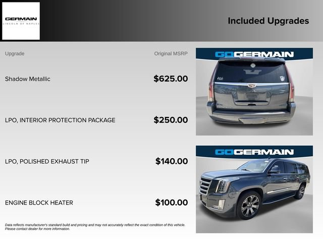 Used 2019 Cadillac Escalade ESV Luxury AWD/4WD image 19