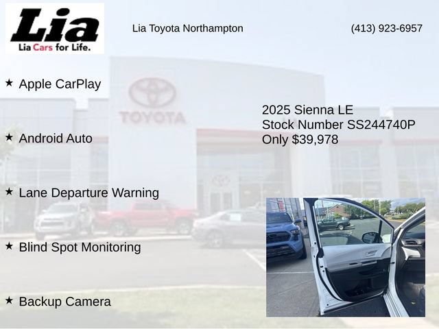 Used 2025 Toyota Sienna LE FWD image 7