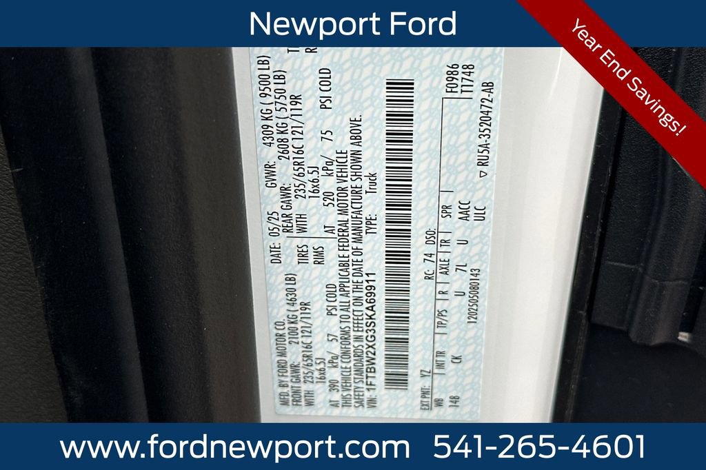 New 2025 Ford Transit 350 148 High Roof AWD image 23