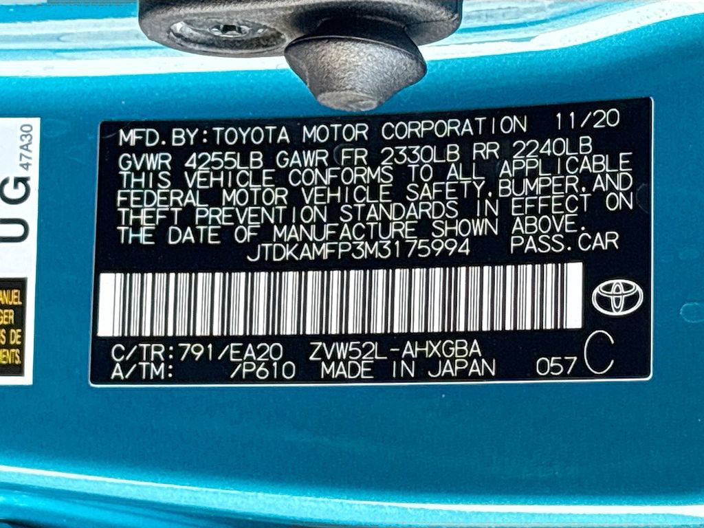 Certified 2021 Toyota Prius Prime Limited w/ Carpet Mat Package (TMS) FWD image 34
