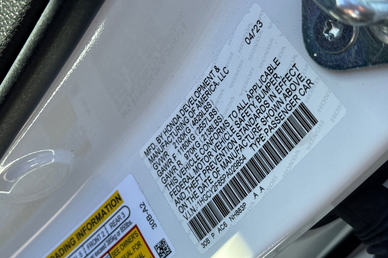 Certified 2023 Honda Accord Touring image 22