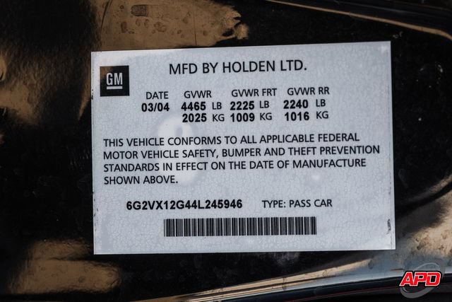 Used 2004 Pontiac GTO RWD image 81