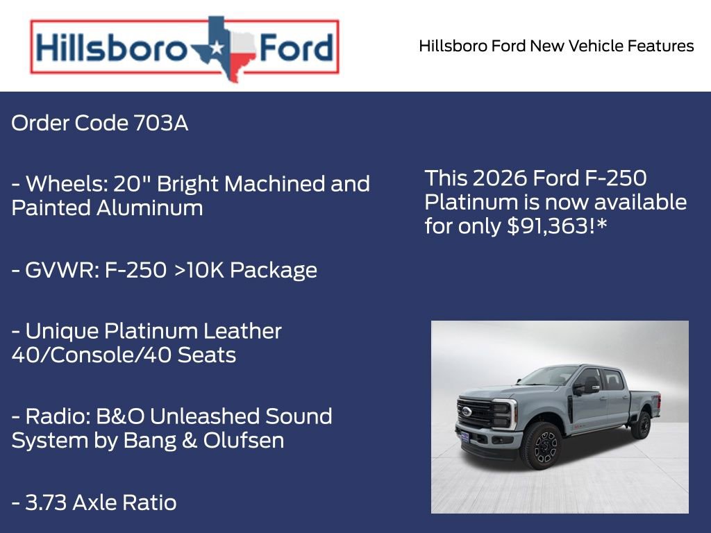 New 2026 Ford F250 Platinum image 9