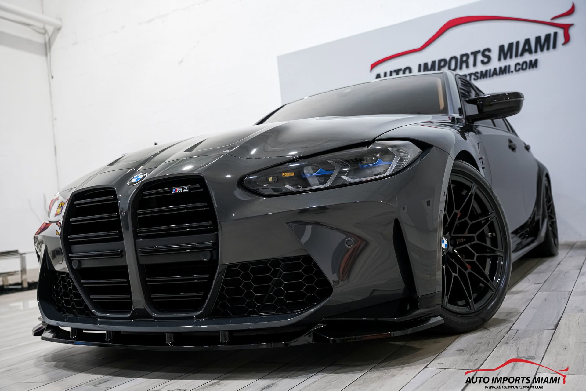 Used 2021 BMW M3 w/ Parking Assistance Package RWD image 2