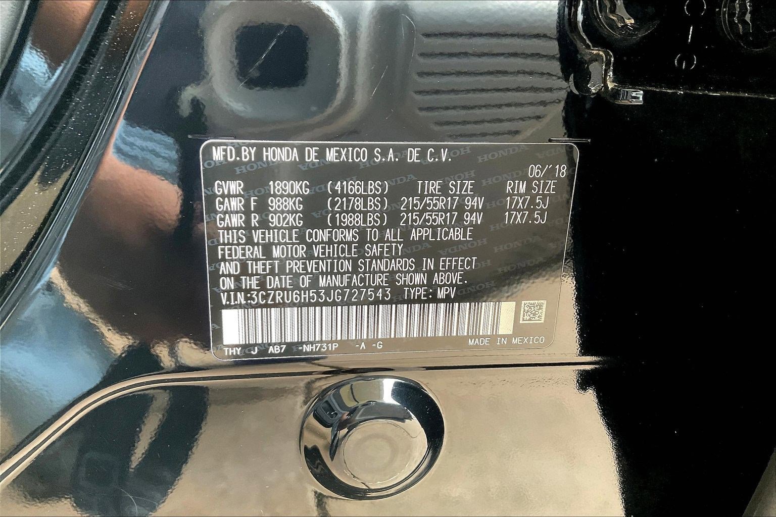 Used 2018 Honda HR-V EX image 18