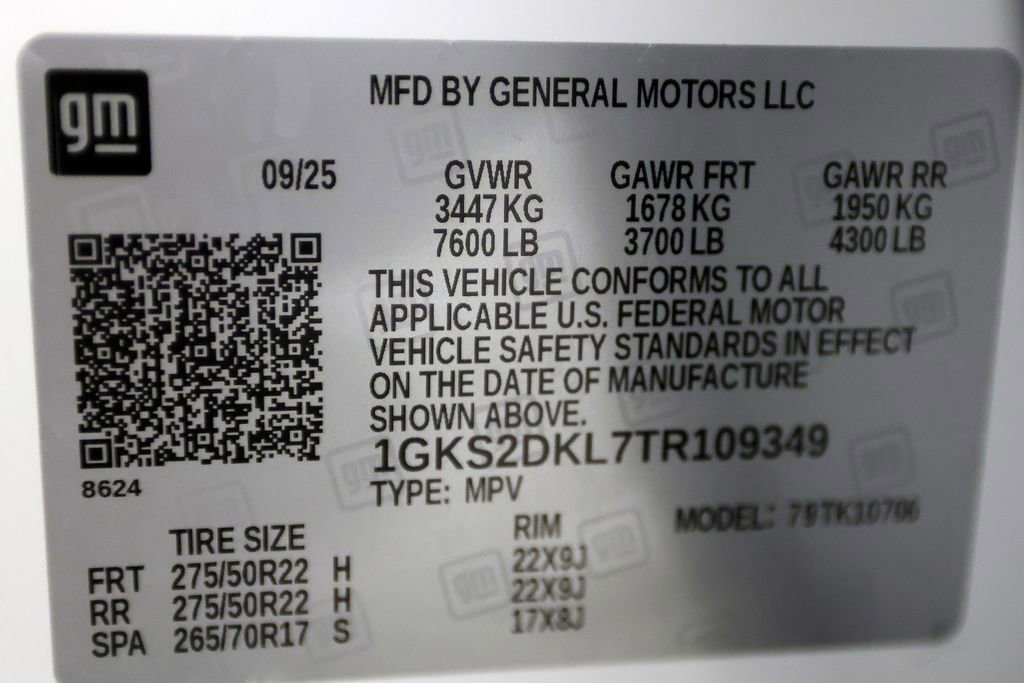 Used 2026 GMC Yukon Denali w/ Sun & Power Step Package AWD/4WD image 61