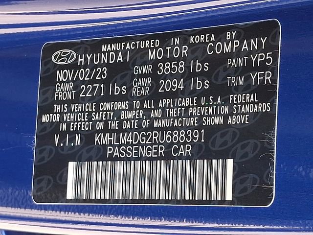 Certified 2024 Hyundai Elantra SEL FWD image 26