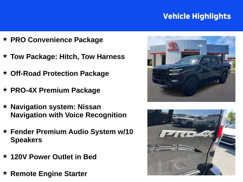 Used 2023 Nissan Frontier PRO-4X w/ Pro-4X Premium Package AWD/4WD image 4