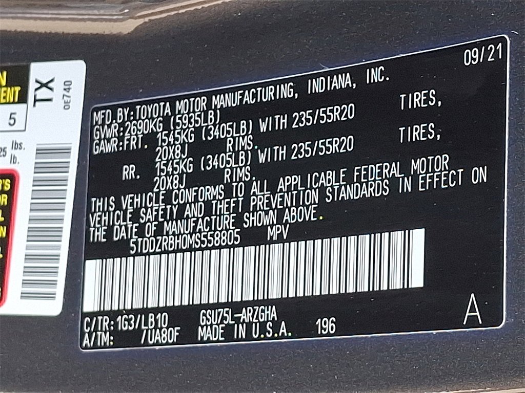 Used 2021 Toyota Highlander Limited image 26