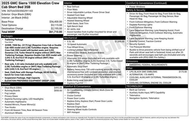 New 2025 GMC Sierra 1500 Elevation image 4