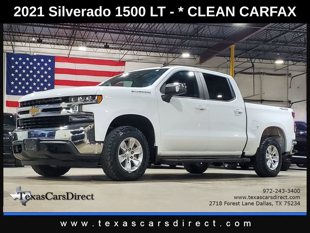 Used 2021 Chevrolet Silverado 1500 LT w/ Safety Package AWD/4WD image 1