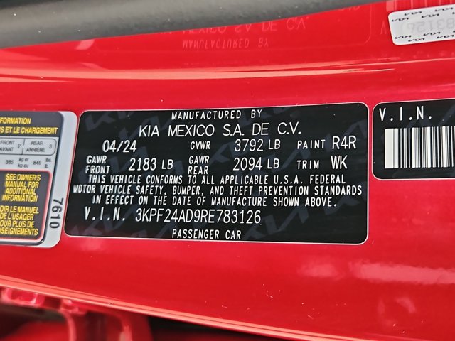 Used 2024 Kia Forte LXS FWD image 22