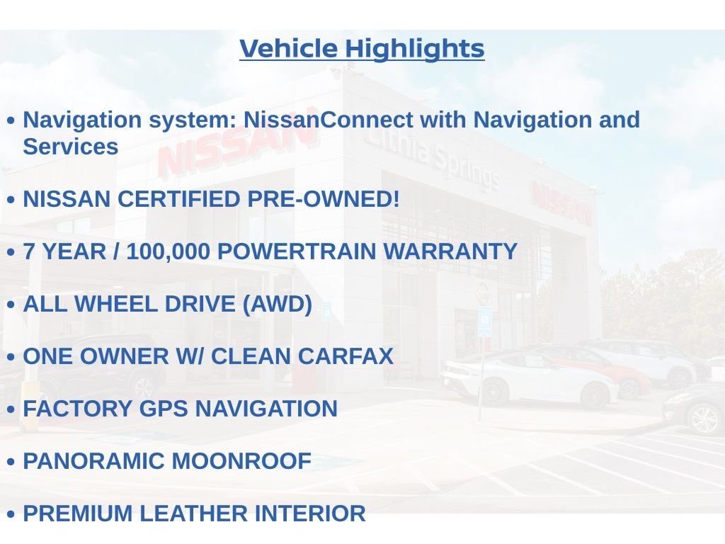 Certified 2025 Nissan Murano SL AWD/4WD image 32