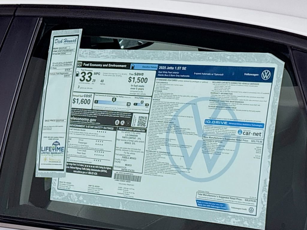 New 2025 Volkswagen Jetta SE image 24