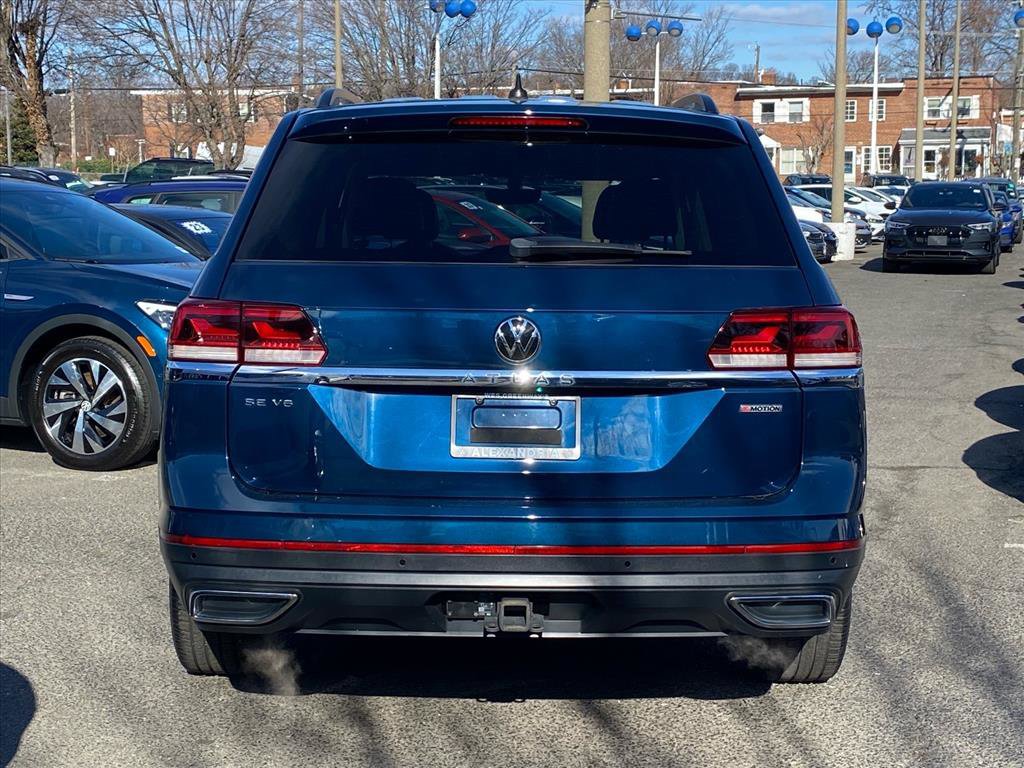Used 2021 Volkswagen Atlas SE w/ Towing Package image 3
