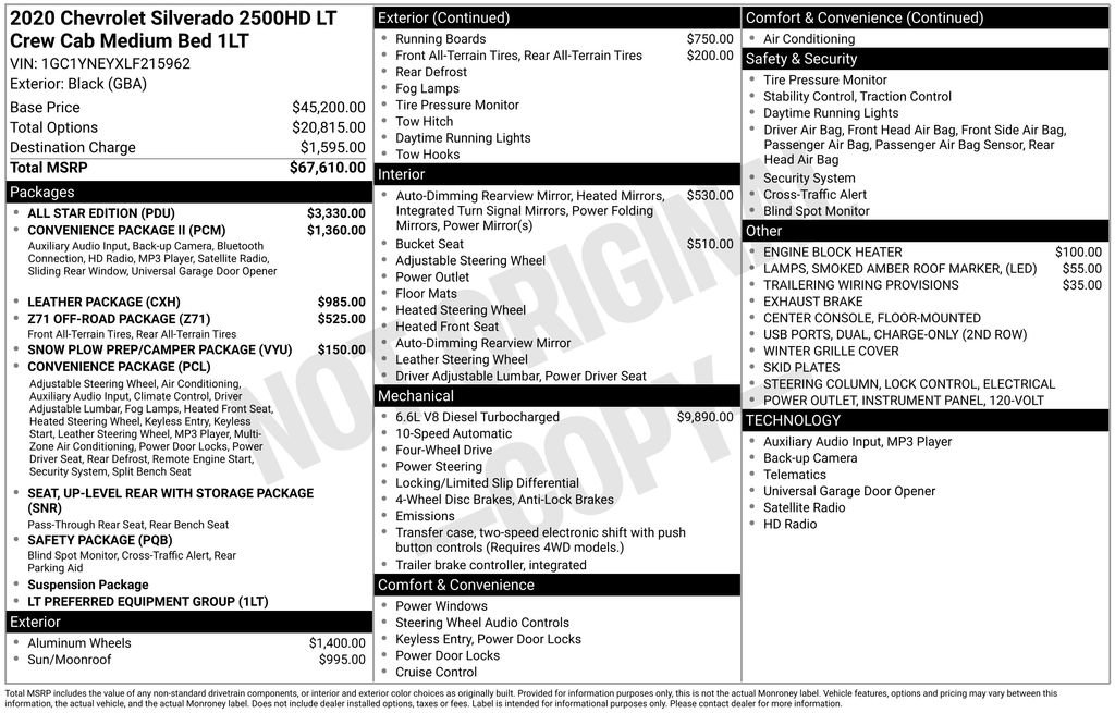 Used 2020 Chevrolet Silverado 2500 LT w/ All Star Edition image 36