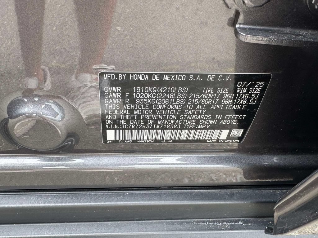 Certified 2026 Honda HR-V LX image 15
