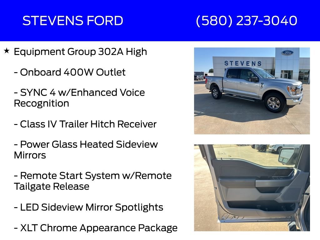 Used 2022 Ford F150 XLT w/ Equipment Group 302A High image 12