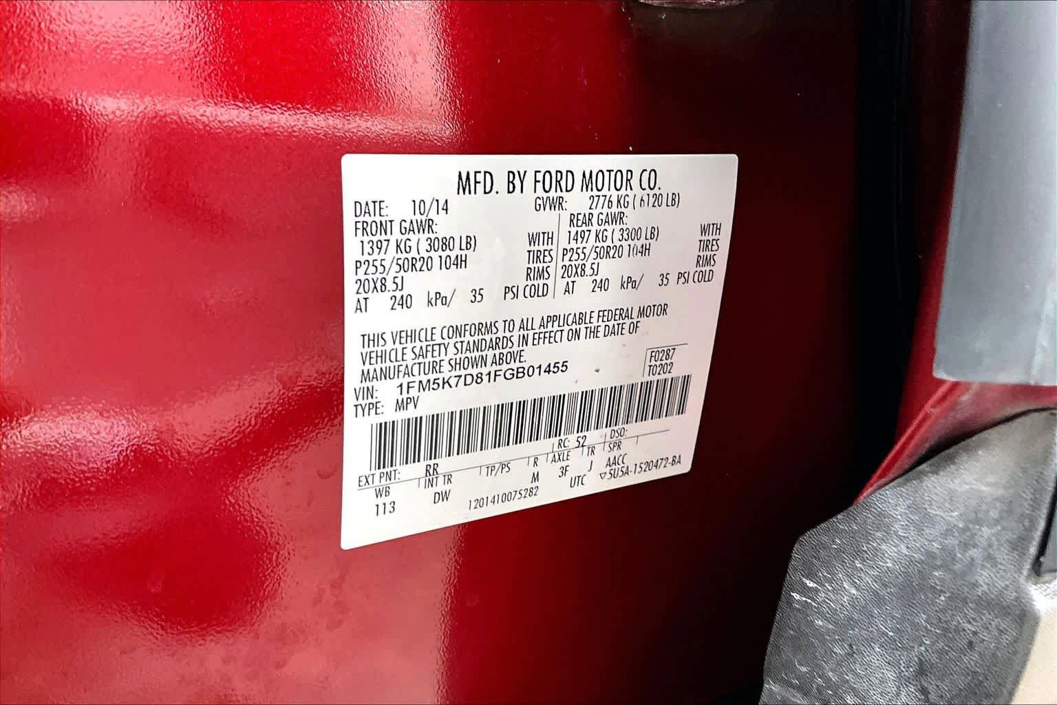 Used 2015 Ford Explorer XLT w/ Equipment Group 202A FWD image 34