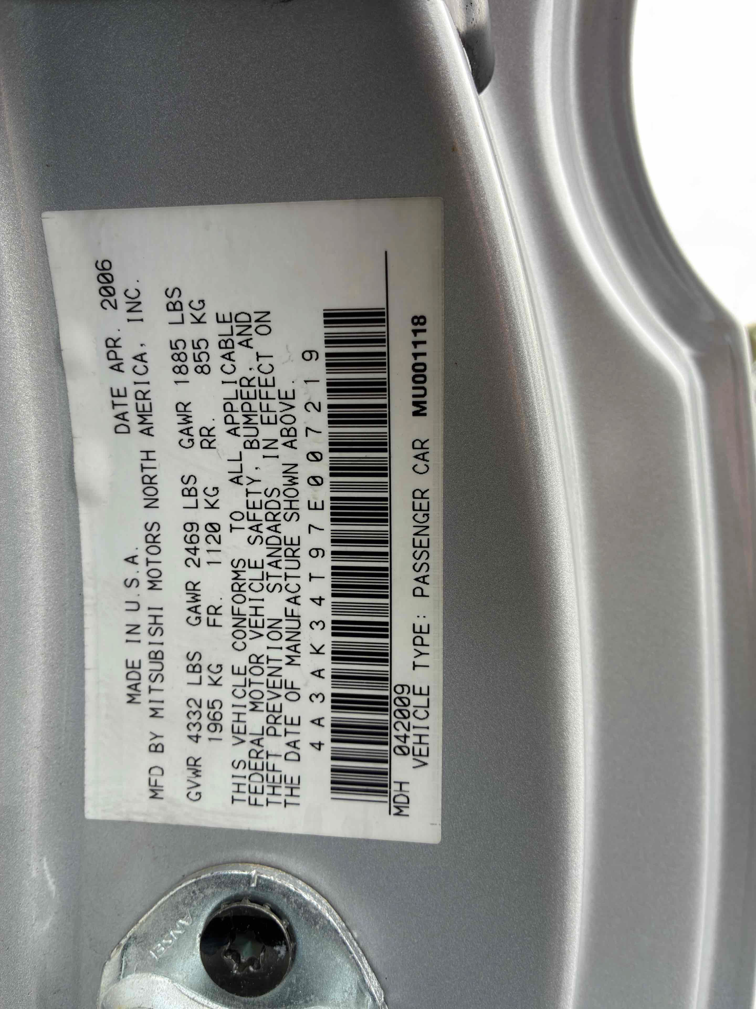 Used 2007 Mitsubishi Eclipse GT FWD image 57