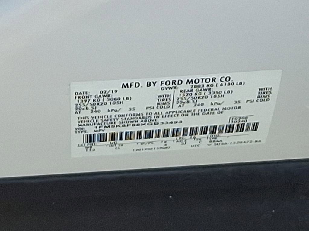 Used 2019 Ford Explorer Limited w/ Ford Safe & Smart Package image 27