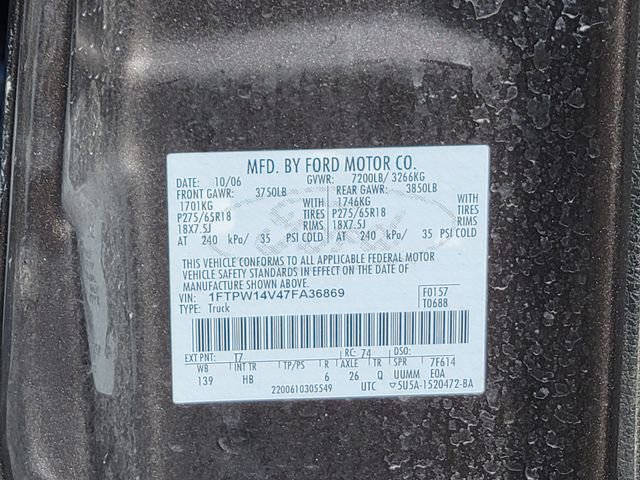 Used 2007 Ford F150 Lariat AWD/4WD image 15