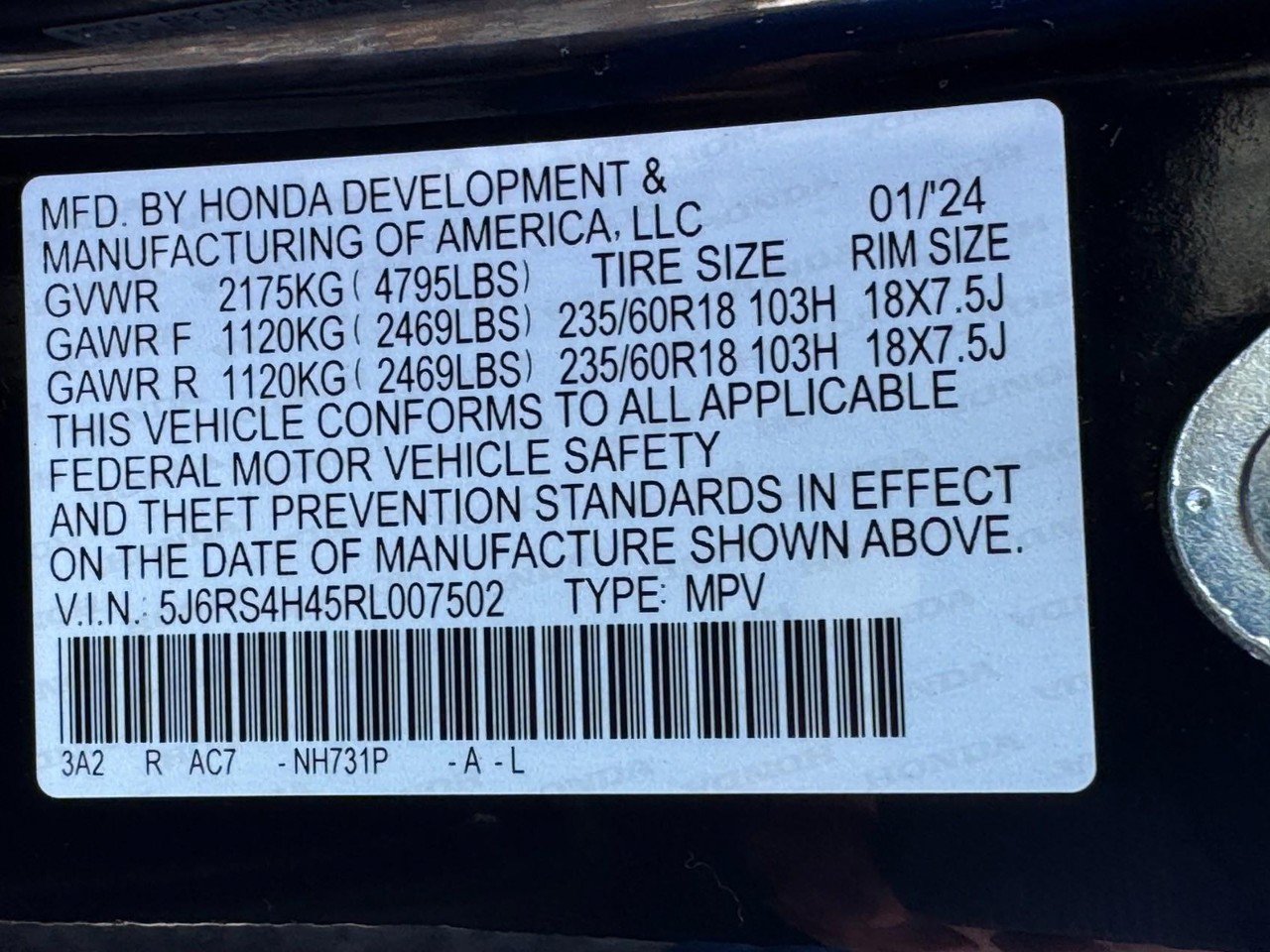 Certified 2024 Honda CR-V EX image 23