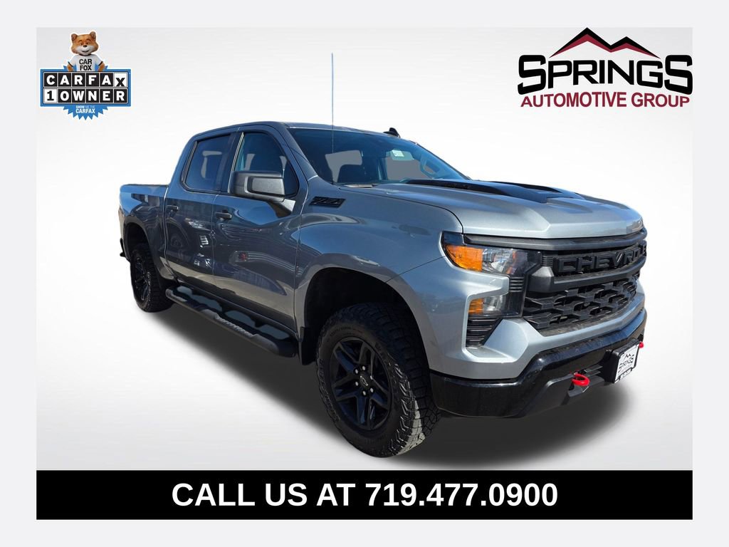 Used 2024 Chevrolet Silverado 1500 Custom Trail Boss w/ LPO, Dark Essentials Package